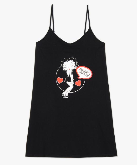 Nuisette femme imprimée à fines bretelles – Betty Boop vue4 - BETTY BOOP - GEMO