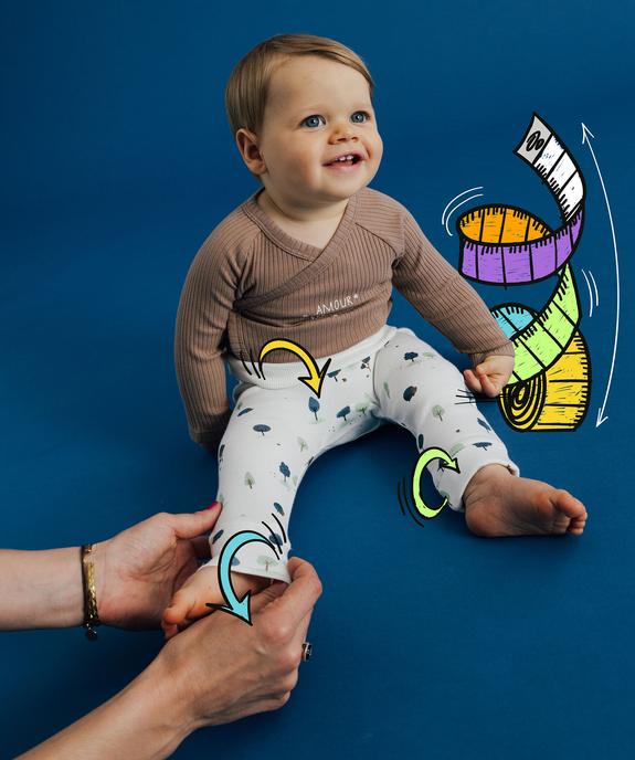 Pantalon en maille évolutif bébé garçon vue6 - GEMO 4G BEBE - GEMO