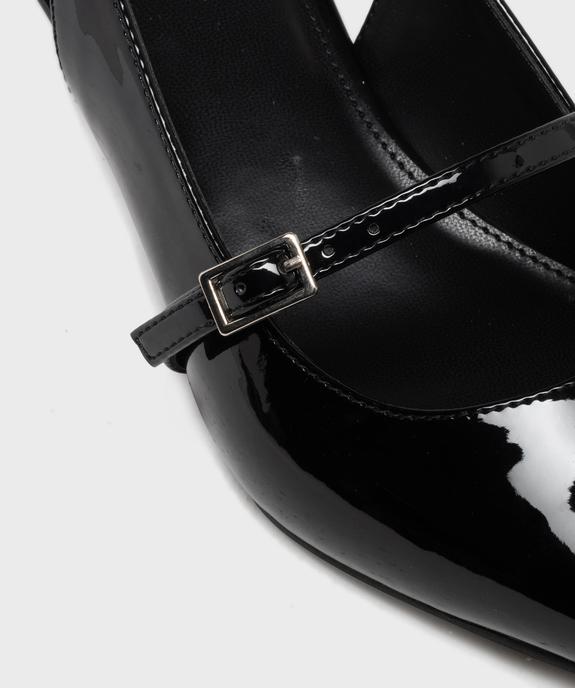 Escarpins sling-back à bout pointu et bride cou-de-pied vernis femme - Follow Me vue6 - FOLLOW ME - GEMO