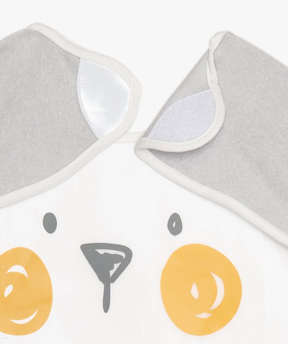 Bavoir bébé en vinyle avec manches en éponge vue2 - GEMO(BB COUCHE) - GEMO