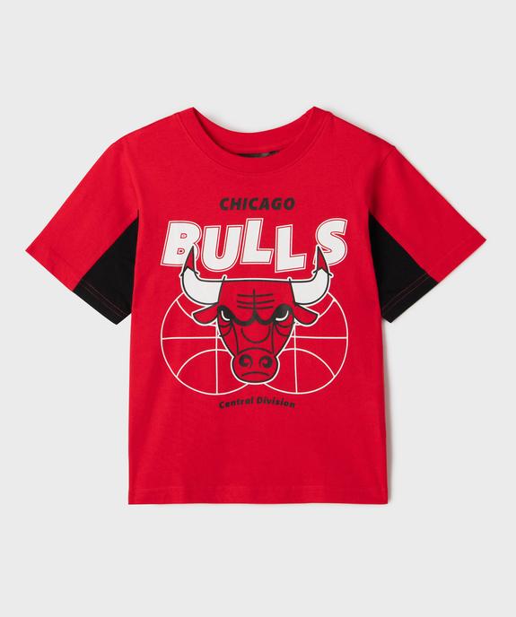 Tee-shirt manches courtes imprimé Chicago Bulls garçon - NBA vue1 - NBA - GEMO