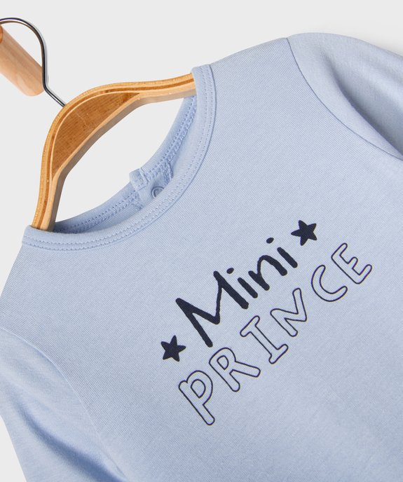 Pyjama dors-bien en coton avec motif sur le buste bébé garçon vue2 - GEMO(BB COUCHE) - GEMO