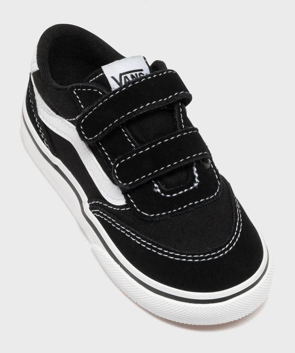 Baskets basses en cuir suédé et textile Brooklyn garçon - Vans vue5 - VANS - GEMO