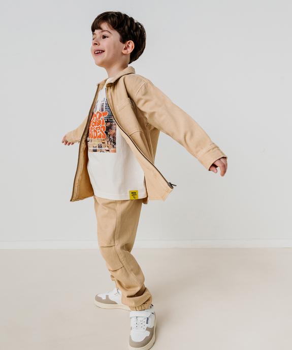 Tee-shirt manches courtes motif urbain garçon vue7 - GEMO 4G GARCON - GEMO