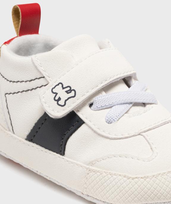 Chaussons de naissance look sneakers bébé - LuluCastagnette vue6 - LULU CASTAGNETTE GEMO FOR GOOD - GEMO