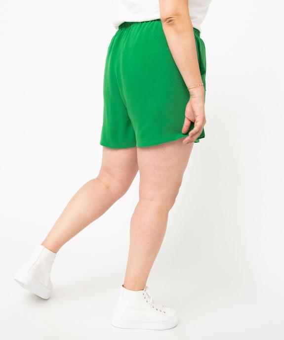 Short en matière satinée femme grande taille vue3 - GEMO (G TAILLE) - GEMO