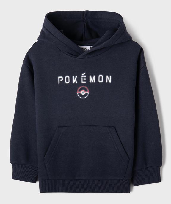 Sweat à capuche imprimé devant et dos garçon - Pokémon vue1 - POKEMON - GEMO
