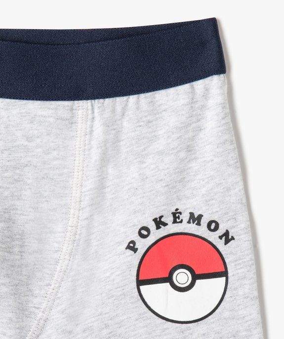 Boxer imprimé avec taille élastique garçon (lot de 2) - Pokemon vue3 - POKEMON - GEMO