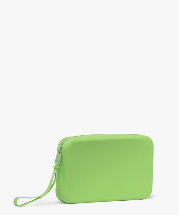 Trousse à maquillage zippée en silicone avec dragonne vue2 - GEMO (ACCESS) - GEMO