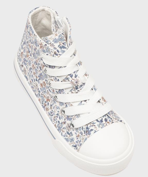 Tennis en toile montante fleurie fille vue5 - LOVELY WINGS - GEMO