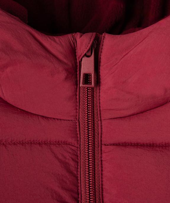 Blouson matelassé court à capuche fille vue2 - GEMO 4G FILLE - GEMO