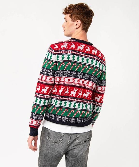 Pull de Noël multicolore homme vue3 - PREMIER PRIX BY GEMO - GEMO