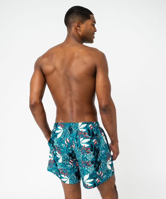 Short de bain imprimé tropical homme vue3 - GEMO 4G HOMME - GEMO