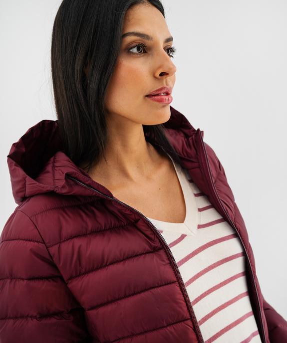 Doudoune légère à capuche femme vue2 - GEMO 4G FEMME - GEMO