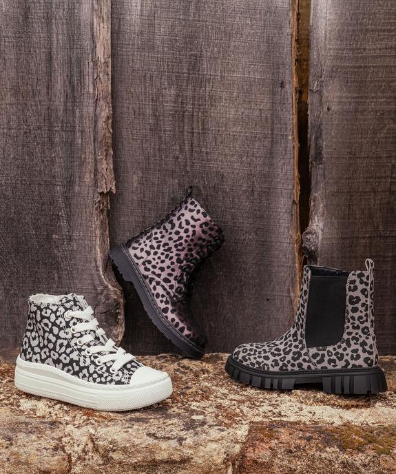 Boots crantés à motif léopard fille - Lovely Wings vue7 - LOVELY WINGS - GEMO