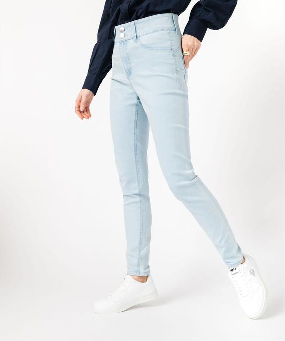Jean skinny push-up power stretch femme vue1 - GEMO 4G FEMME - GEMO