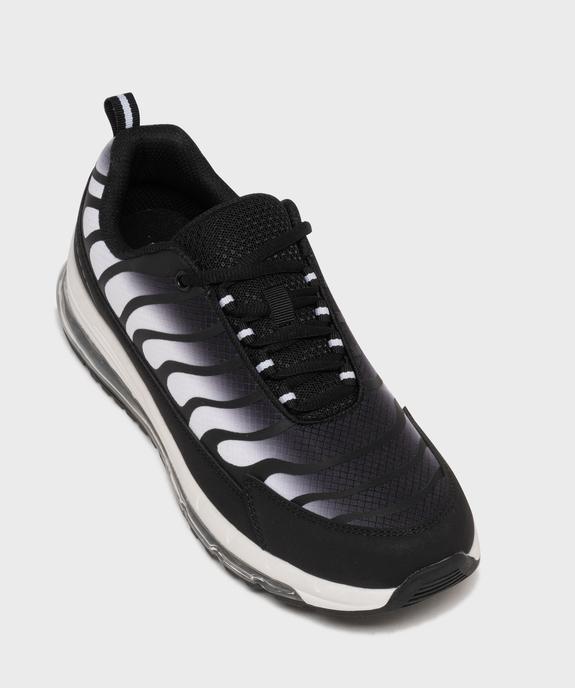 Baskets basses à semelle translucide homme - 5 MILES vue6 - 5 MILES - GEMO