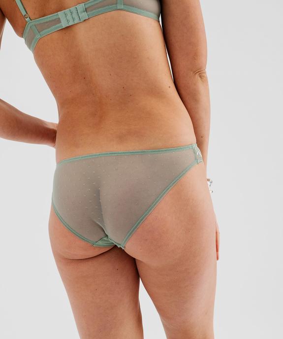 Culottes en dentelle et tulle femme (lot de 2) vue3 - GEMO(HOMWR FEM) - GEMO
