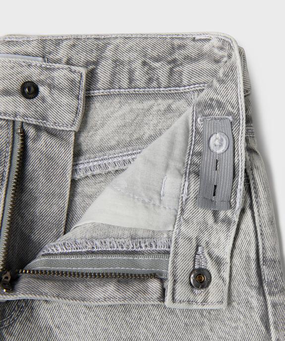 Bermuda ample en jean délavé fille vue1 - GEMO (ENFANT) - GEMO