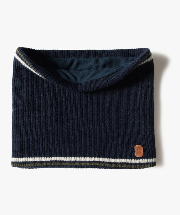 Echarpe homme forme snood doublée polaire vue1 - GEMO (ACCESS) - GEMO