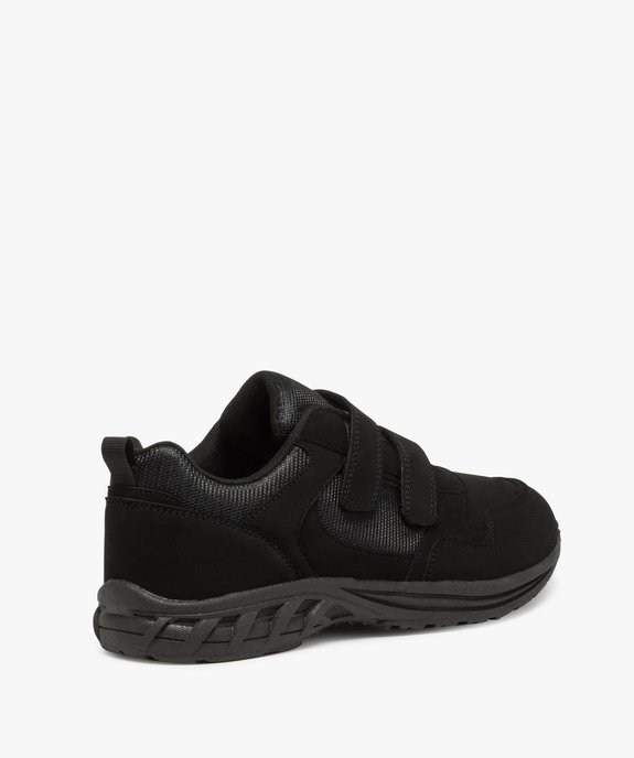 Baskets homme bimatières à scratch spécial pied large vue4 - GEMO (SPORTSWR) - GEMO