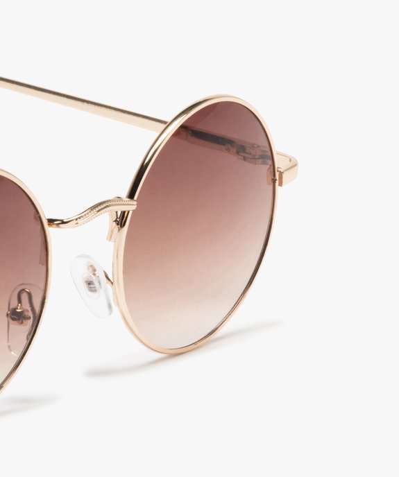 Lunettes de soleil femme forme ronde vue2 - GEMO (ACCESS) - GEMO