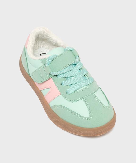 Baskets à scratch et lacets fantaisie fille - Lovely Wings vue5 - LOVELY WINGS - GEMO