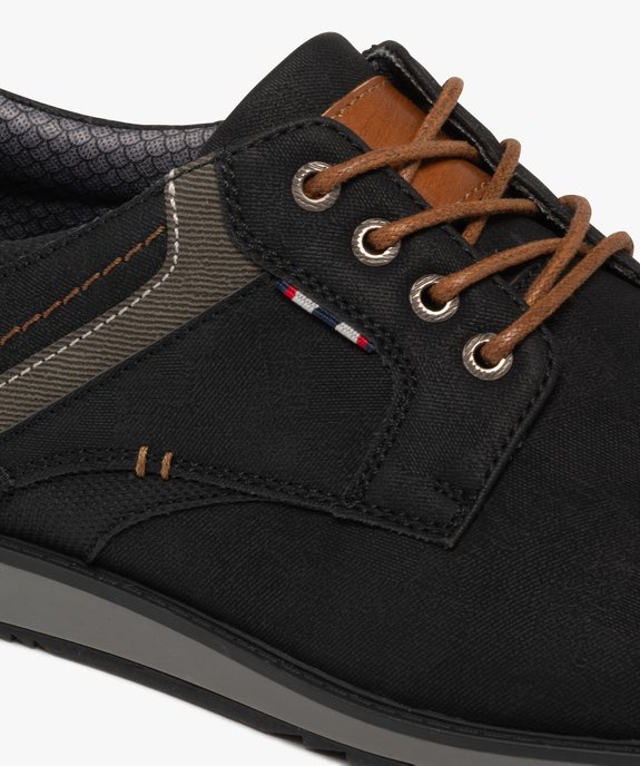 Derbies homme à col moussé surpiqué et semelle sportswear vue7 - MARIO BALDANO - GEMO