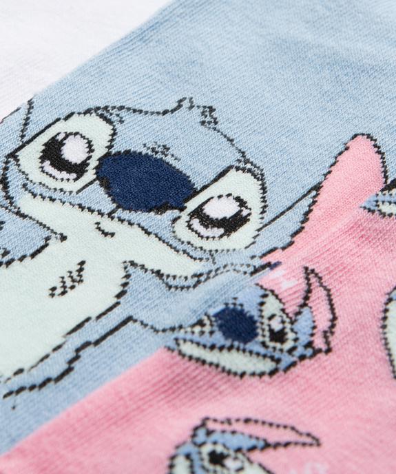 Chaussettes tige ultra courtes imprimées fille - Stitch (lot de 5 paires) vue2 - LILO & STITCH - GEMO