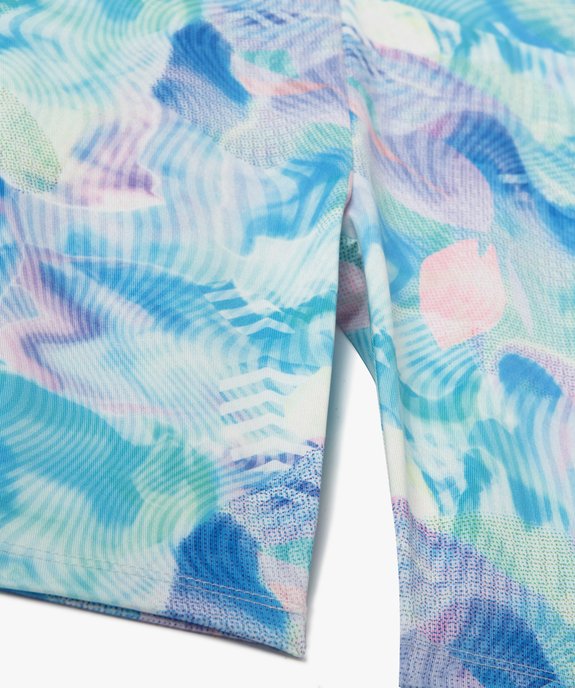 Leggings fille court à motifs abstraits vue2 - GEMO (ENFANT) - GEMO