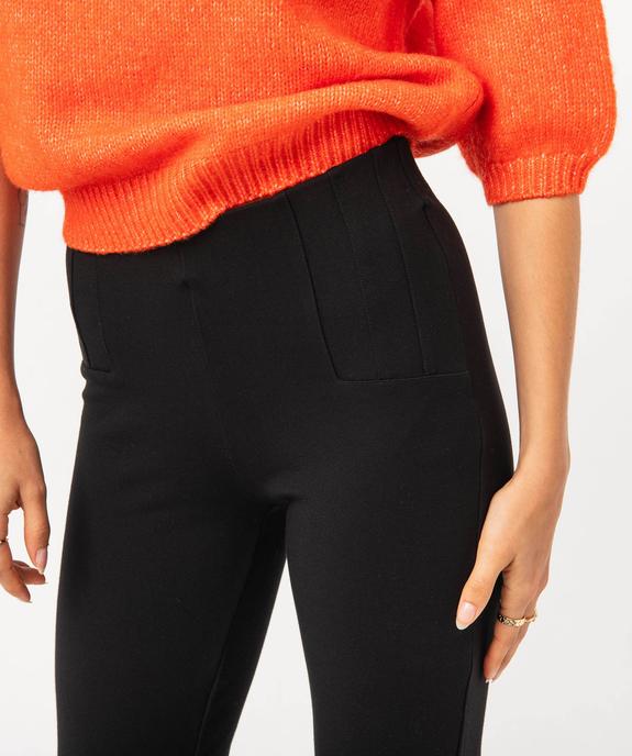 Leggings coupe flare avec surpiqûres sur les hanches femme vue6 - GEMO(FEMME PAP) - GEMO