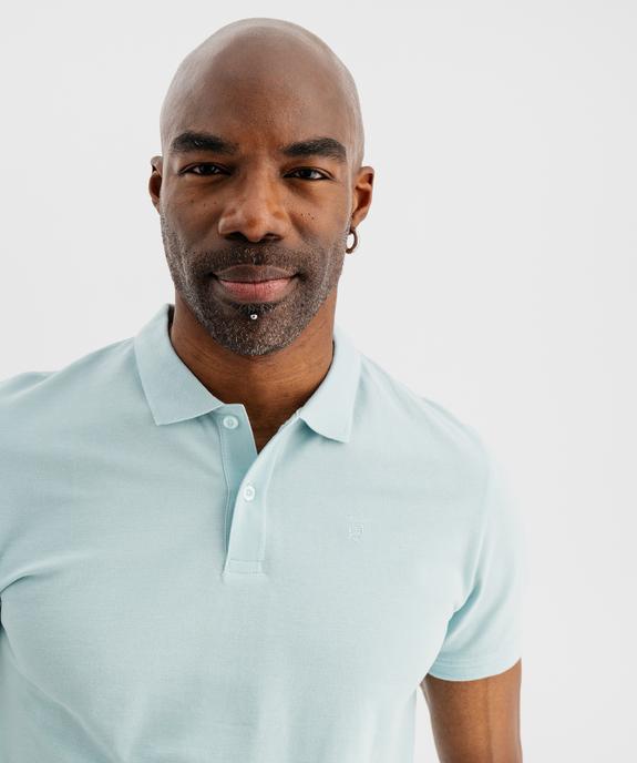 Polo à manches courtes en maille piquée homme vue2 - GEMO 4G HOMME - GEMO