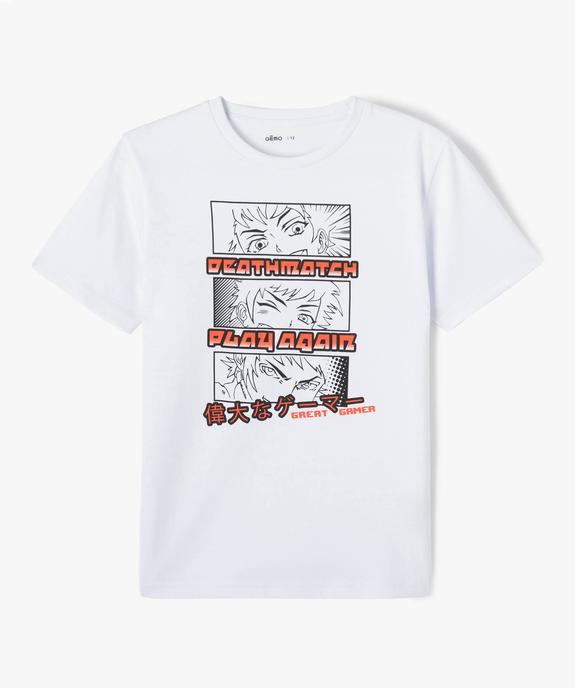 Tee-shirt à manches courtes imprimé garçon vue2 - GEMO 4G GARCON - GEMO