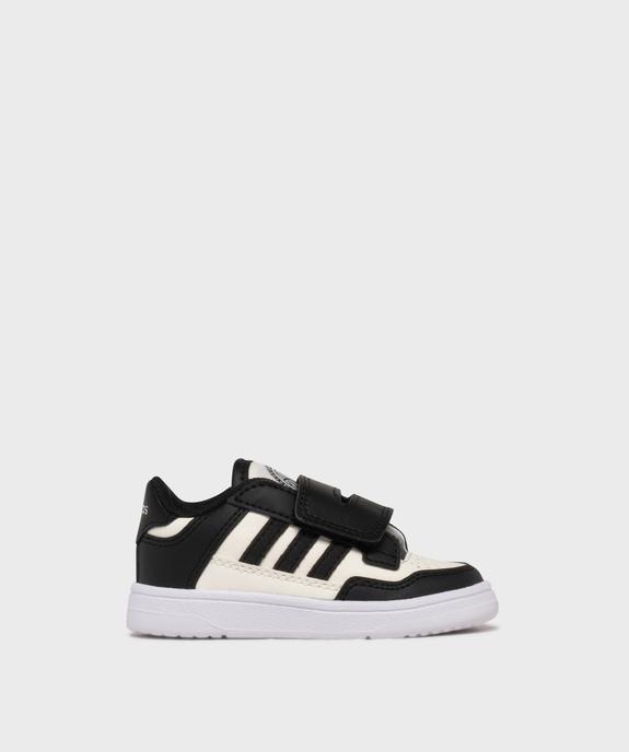 Baskets Rapid Court fermeture scratch bébé garçon - Adidas vue1 - ADIDAS - GEMO