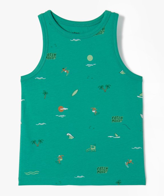 Débardeur garçon avec motifs surf vue1 - GEMO (ENFANT) - GEMO