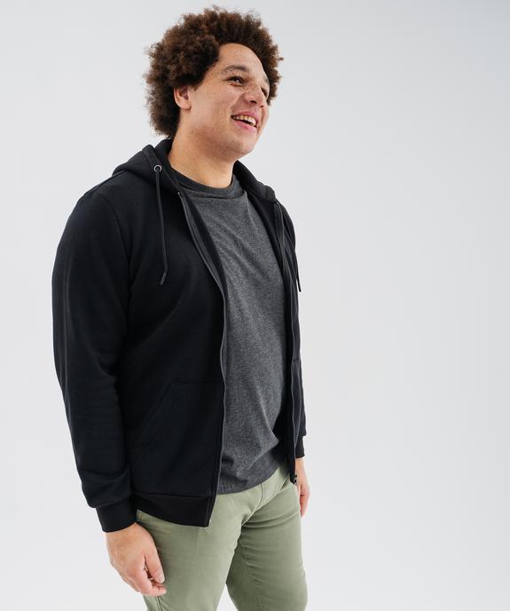 Sweat zippé à capuche homme vue12 - GEMO 4G HOMME - GEMO