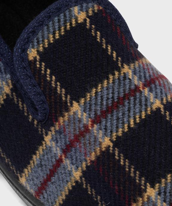 Chaussons confort à motif tartan homme vue7 - G'FLEX GEMO FOR GOOD - GEMO