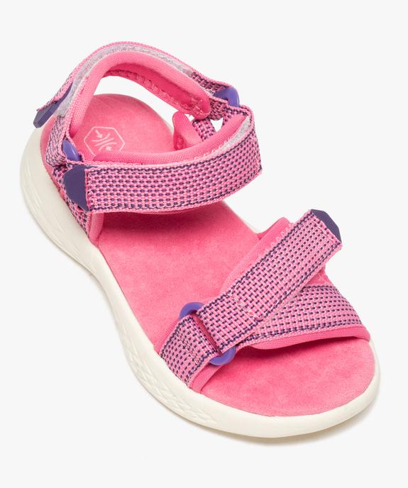 Sandales sport fille extra-légères à scratch vue5 - GEMO (ENFANT) - GEMO