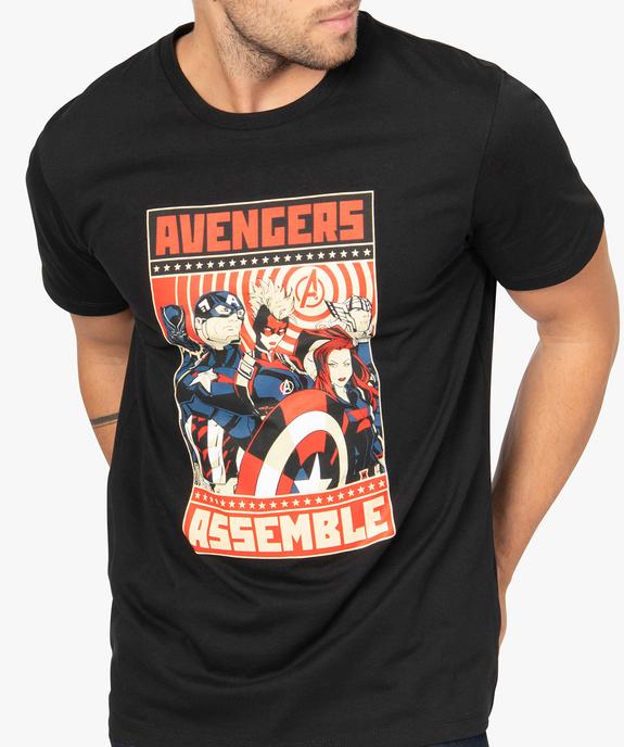 Tee-shirt homme avec motif Avengers - Marvel vue2 - MARVEL - GEMO