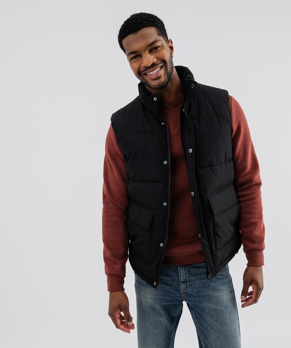 Doudoune sans manches à col montant homme vue1 - GEMO 4G HOMME - GEMO