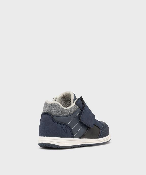 Chaussures premiers pas fermeture scratch bébé garçon - Hobiz vue4 - HOBIZ - GEMO