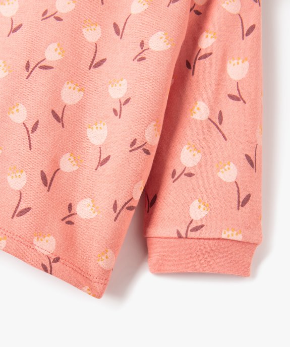 Pyjama 2 pièces imprimé en molleton bébé vue4 - GEMO(BB COUCHE) - GEMO