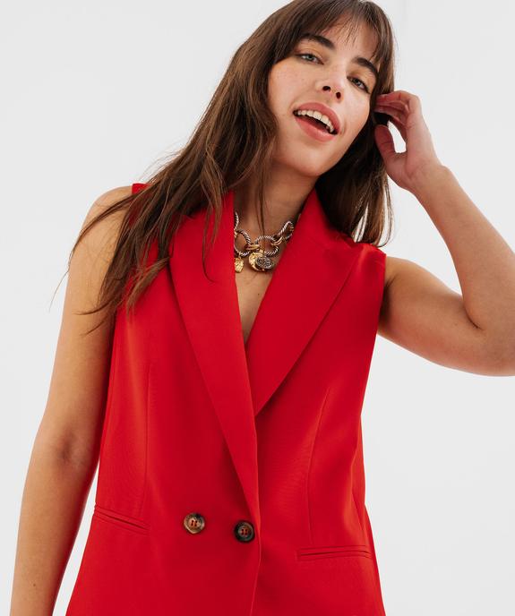 Veste blazer sans manches femme vue2 - GEMO(FEMME PAP) - GEMO