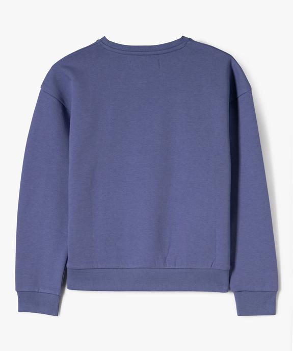 Sweat avec inscription brodée fille - Camps United vue4 - CAMPS GEMO FOR GOOD - GEMO