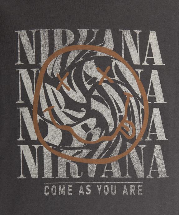 Tee-shirt manches courtes en jersey de coton imprimé garçon - Nirvana vue2 - NIRVANA - GEMO