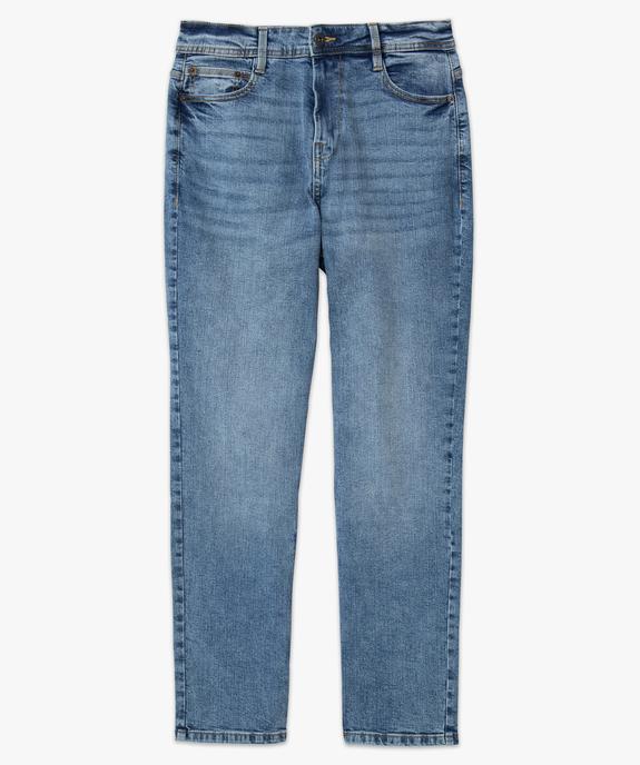 Jean homme coupe Straight au coloris délavé vue4 - GEMO (HOMME) - GEMO
