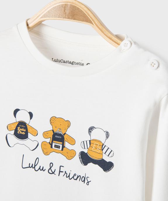 Ensemble 2 pièces bébé garçon : tee-shirt et chemise - LuluCastagnette vue2 - LULUCASTAGNETTE - GEMO