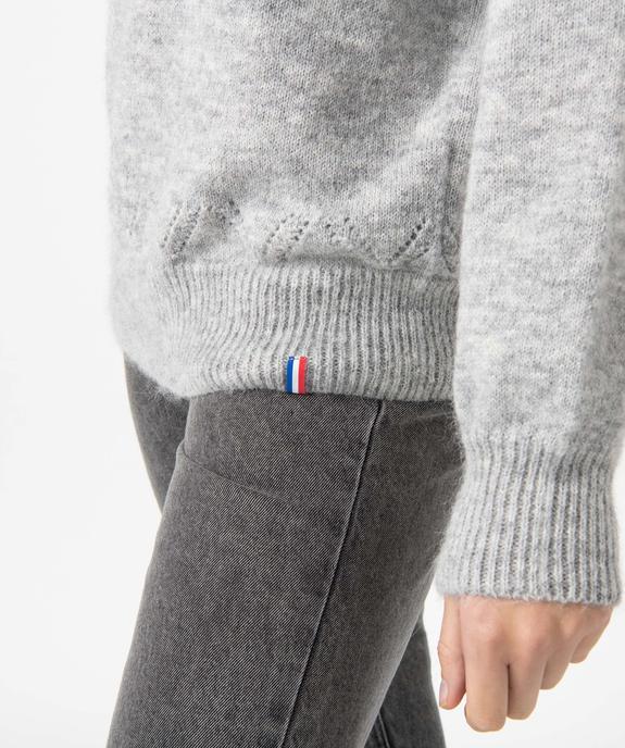 Pull femme en maille 3D innovante vue2 - GEMO(FEMME PAP) - GEMO
