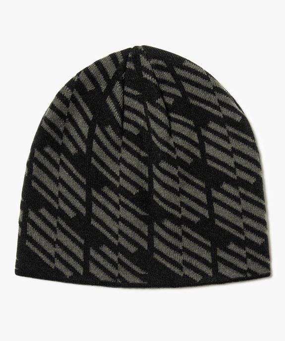 Bonnet pour homme à motif graphique vue1 - GEMO (ACCESS) - GEMO
