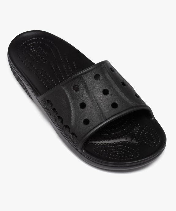 Mules de piscine homme unies avec bandeau perforé - Crocs vue5 - CROCS - GEMO